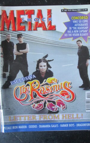 METAL SHOCK 402 2004 THE RASMUS IRON MAIDEN FARMER BOYS [G211]
