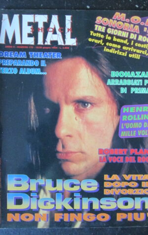 METAL SHOCK 170 1994 DREAM THEATER BIOHAZARD BRUCE DICKINSON HENR ROLLINS [G211]