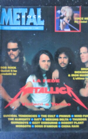 METAL SHOCK 145 1993 NEIL YOUNG METALLICA BRUCE DICKINSON IRON MAIDEN [G211]