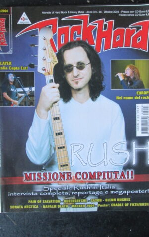 ROCKHARD 26 2004 SLAYER RUSH EUROPE SAXON [G211]