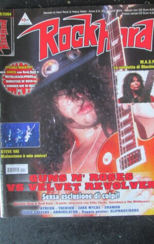 ROCKHARD 23 2004 WASP STEVE VAI GUNS N' ROSES AYERON STEVE VAI [G211]