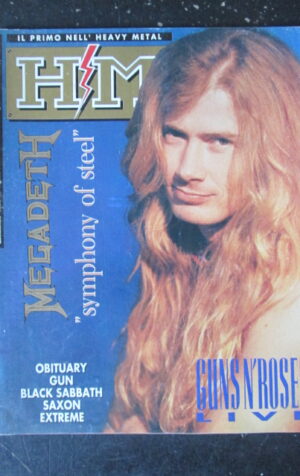HM 130 1992 MEGADETH GUNS N' ROSES BLACK SABBATH [G211]