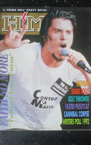 HM 138-139 1993 FAITH NO MORE STAGE DOLLS BOLT THROWER [G211]