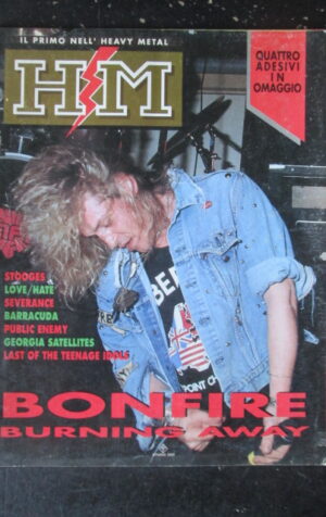 HM 91 1990 BONFIRE STOOGES SEVERANCE BARRACUDA GEORGIA SATELLITIES [G211]