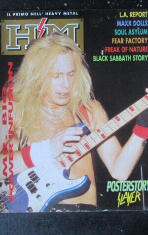 HM 144 1993 SLAYER MAXX DOLLS FEAR FACTORY BLACK SABBATH [G211]