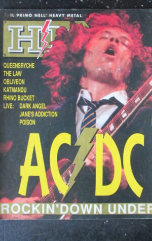 HM 107 1991 AC DC QUEENSRYCHE DARK ANGEL POISON [G211]