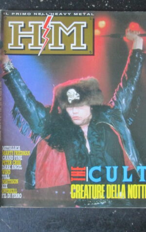HM 65 1989 THE CULT METALLICA MARTY FRIEDMAN GRAND FUNK OVERKILL [G211]
