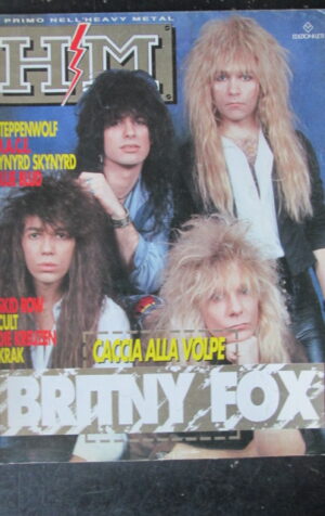 HM 85 1990 BRITNY FOX SKID ROW STEPPENWOLF [G211]