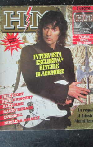 HM 22 1988 ALEX MASI OVERKILL RANDY RHOADS + ADESIVI METALIZZATI [G211]