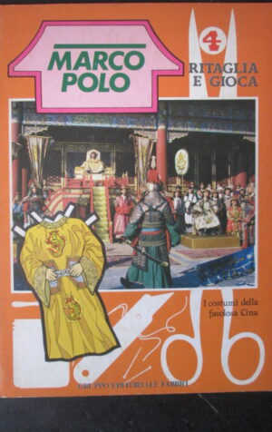 ALBUM DA RITAGLIARE MARCO POLO #4 1982 TRATTO DA FILM RAI EDIZIONE FABBRI  [C82]