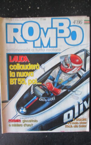ROMBO 4 1986 NIKI LAUDA BT55 FERRARI [G589]