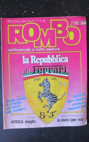 ROMBO 2 1986 FERRARI FIAT DAKAR [G589]