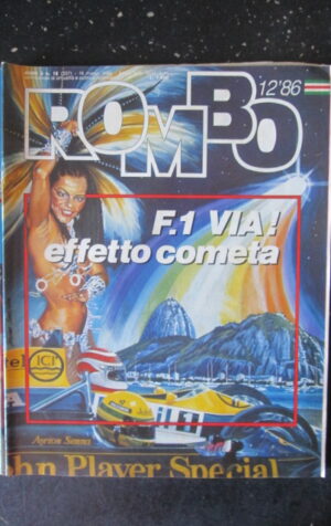 ROMBO 12 1986 F1 AYRTON SENNA HONDA [G589]