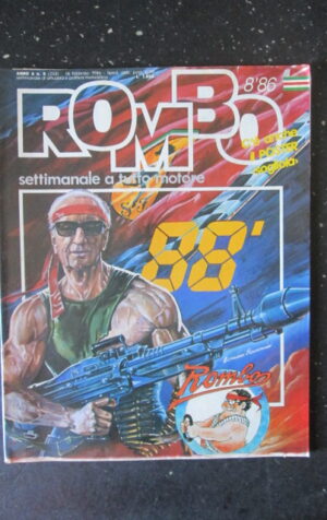 ROMBO 8 1986 ALL' INTERNO IL POSTER SOGLIOLA [G589]