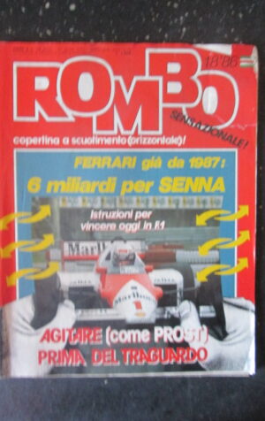ROMBO 18 1986 FERRARI SENNA F1 PROST [G589]