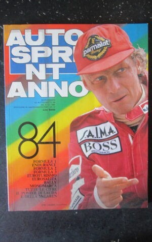 AUTOSPRINT ANNO 84 FORMULA 1 ENDURANCE F2 F3 NIKI LAUDA [G589]
