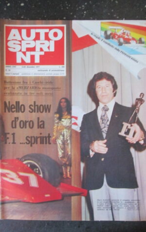 AUTOSPRINT 50 1977 F1 FERRARI MARIO ANDRETTI [G589]