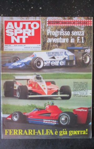 AUTOSPRINT 47 1977 FERRARI BRABHAM REUTEMANN [G589]