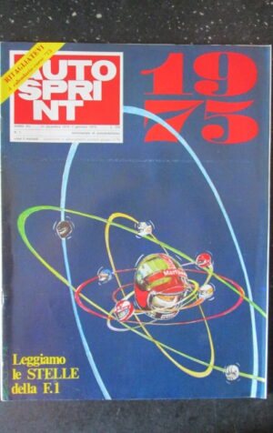 AUTOSPRINT 1 1975 FORMULA 1 CALENDARIO CORSE ' 75 [G589]