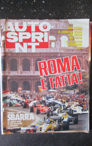 AUTOSPRINT 52 1984 F1 CLAY REGAZZONI ALFA ROMEO [G589]