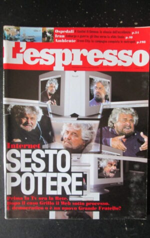 ESPRESSO 39 2007  BEPPE GRILLO DOSSIER GUERRA IN IRAN [DV39]
