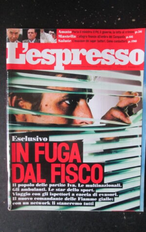 ESPRESSO 44 2007  PD MASTELLA DOSSIER FIAMME GIALLE [DV39]