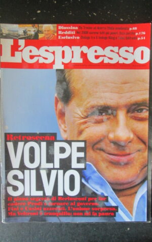 ESPRESSO 47 2007  BERLUSCONI PRODI FINI CASINI VELTRONI [DV39]