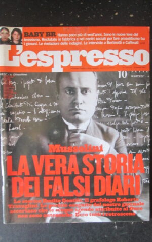 ESPRESSO 7 2007  EMILIO GENTILE BERTINOTTI COFFERATI [DV39]