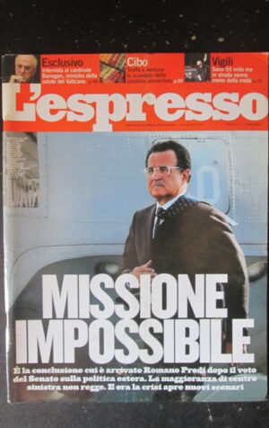 ESPRESSO 8 2007  ROMANO PRODI BARRAGAN [DV39]