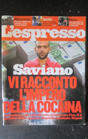 ESPRESSO 10 2007  SAVIANO IMPERO DELLA COCAINA TERRORISMO AFGHANISTAN [DV39]