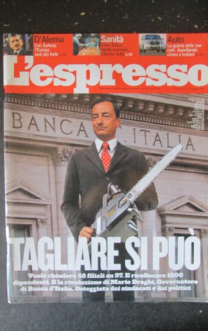 ESPRESSO 19 2007  D' ALEMA MARIO DRAGHI SARKOZY [DV39]