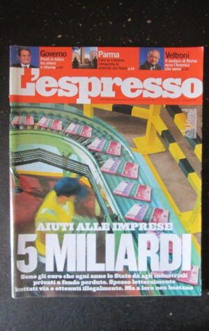ESPRESSO 23 2007  ROMANO PRODI VELTRONI [DV39]