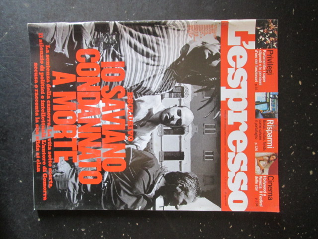 ESPRESSO 33 2007  DOSSIER SAVIANO CONDANNATO A MORTE GRACE JONES [DV39]