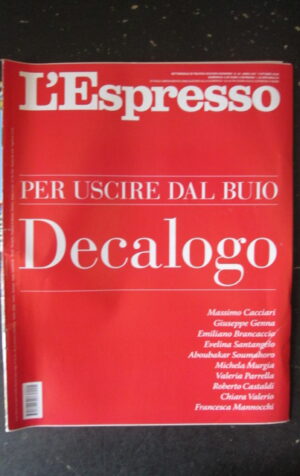 ESPRESSO 41 2018  MINISTRO SAVONA [DV41]