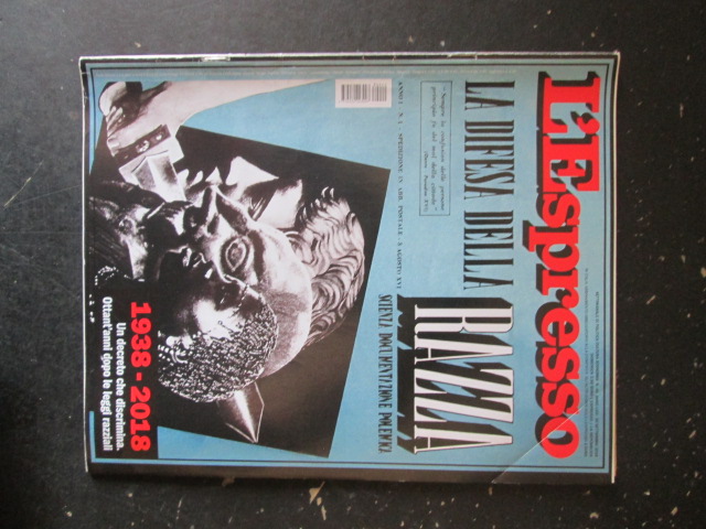 ESPRESSO 40 2018  LA DIFESA DELLA RAZZA [DV41]