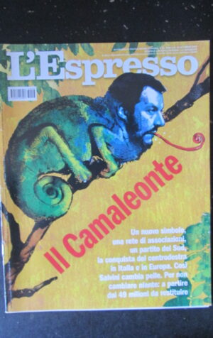 ESPRESSO 38 2018 RENZI DOSSIER MAFIA CAPITALE STATI NAZISTI D' AMERICA [DV41]