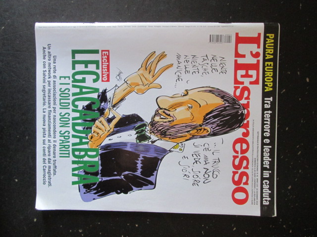 ESPRESSO 51 2018  I DANNATI DEL MURO DI TIJUANA RENZI MACRON COSA NOSTRA [DV41]