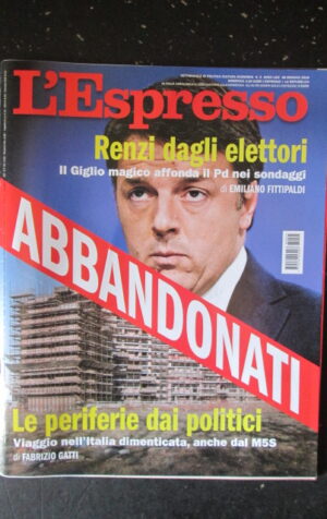 ESPRESSO 5 2018  MATTEO RENZI FRONTE DEL NIGER [DV41]