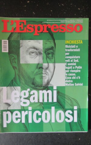 ESPRESSO 7 2018  MATTEO SALVINI BOMBA ARAFAT [DV41]