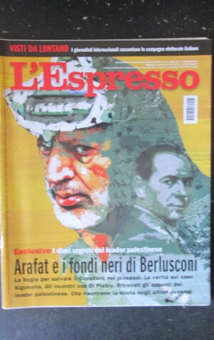 ESPRESSO 6 2018  DOSSIER ARAFAT E I FONDI NERI DI BERLUSCONI [DV41]