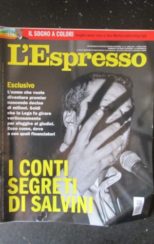ESPRESSO 14 2018  DIOSSIER I CONTI SEGRETI DI SALVINI [DV41]