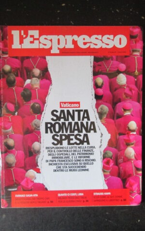 ESPRESSO 9 2015 DOSSIER PECCATI CARDINALI ROMANO PRODI [DV40]