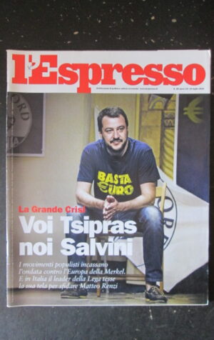 ESPRESSO 28 2015 SALVINI MERKEL [DV40]