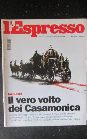 ESPRESSO 39 2015 DOSSIER IL VERO VOLTO DEI CASAMONICA [DV40]