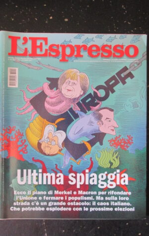 ESPRESSO 40 2017 MERKEL MACRON [DV43]