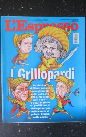 ESPRESSO 36 2017 BERLUSCONI RENZI BEPPE GRILLO [DV43]
