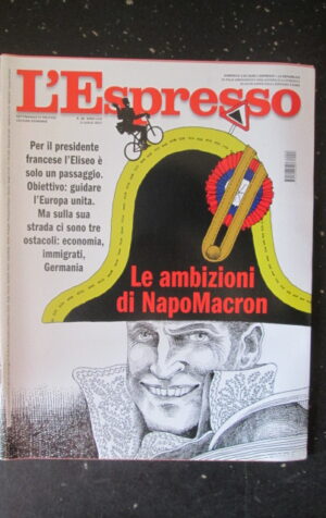 ESPRESSO 28 2017 MACRON PAOLO VILLAGGIO TRUMP [DV43]
