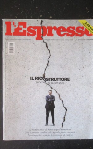 ESPRESSO 36 2016 MONS BALDA NELLE CARCERI DEL VATICANO VASCO ERRANI RENZI [DV42]