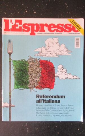 ESPRESSO 32 2016 ROLF FEHLBAUM ANNA MARCHSINI ROBERTO SAVIANO [DV42]