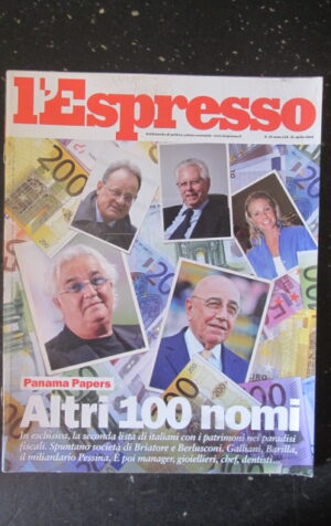 ESPRESSO 16 2016 MOVIMENTO 5 STELLE GIULIO REGENI ROBERTO SAVIANO [DV42]